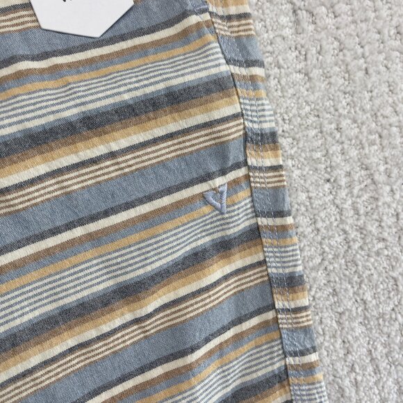 NWT Vissla Board Shorts Men XXL Mixer 17.5 Striped Blue Elastic Waist Beach Surf - Picture 9 of 12